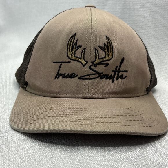 True South Trucker Hat Cap 104C Pro Model Brown Embroidered Distressed‎ - Picture 13 of 16
